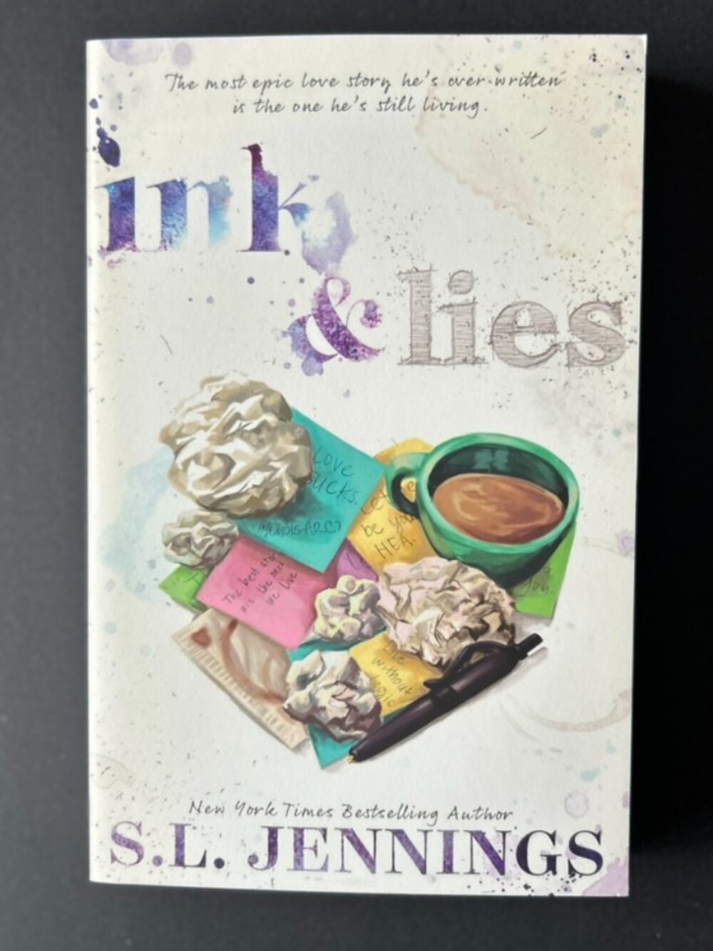 4 for $20 📚 | Ink & Lies by S.L. Jennings | SIGNED | Paperback Book